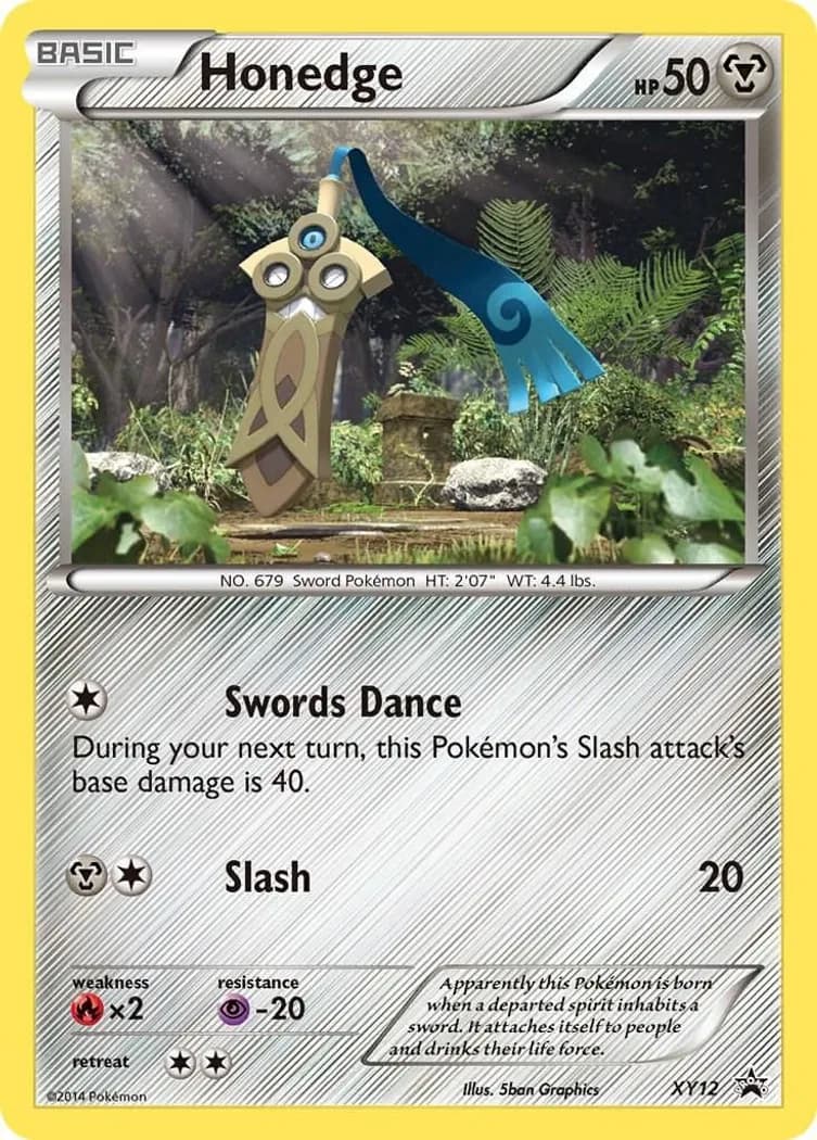 Honedge card front, XY Black Star Promos XY12