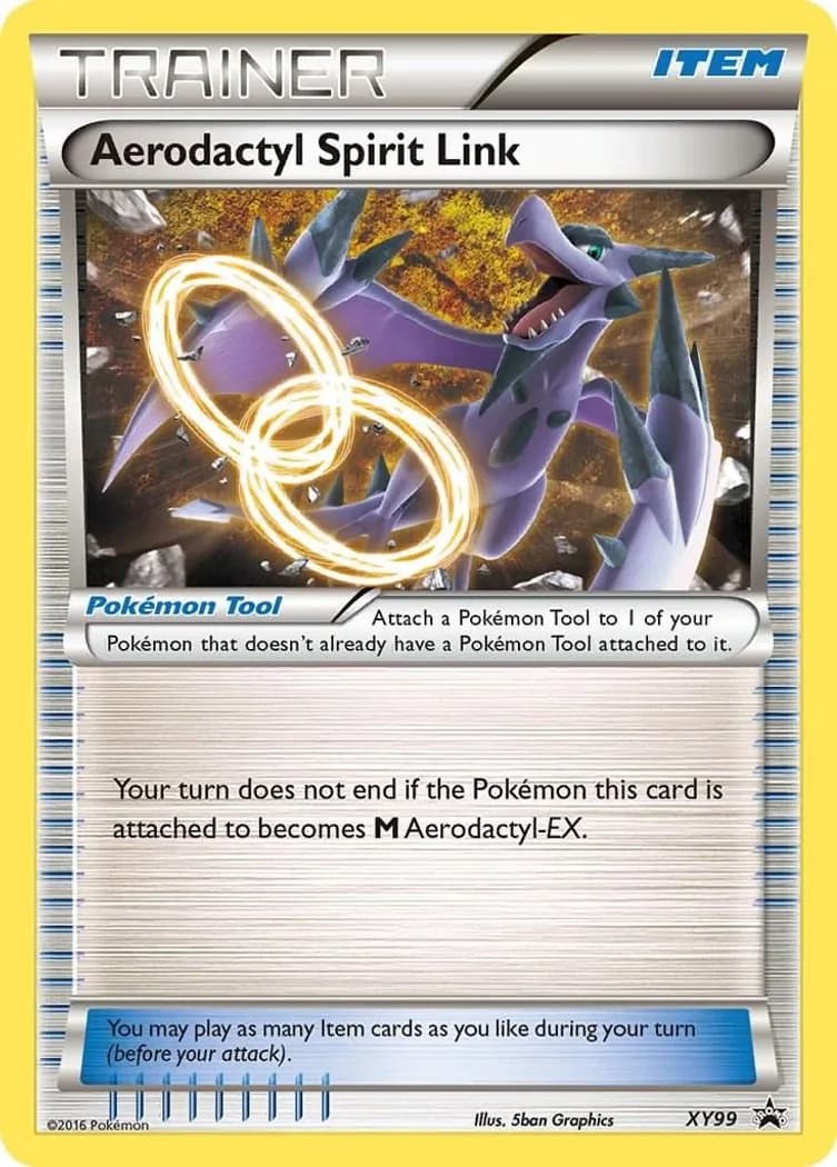 Aerodactyl Spirit Link card front, XY Black Star Promos XY99