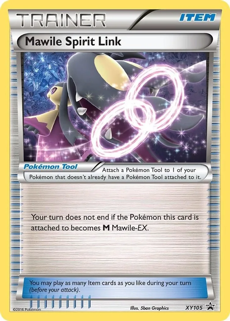 Mawile Spirit Link card front, XY Black Star Promos XY105