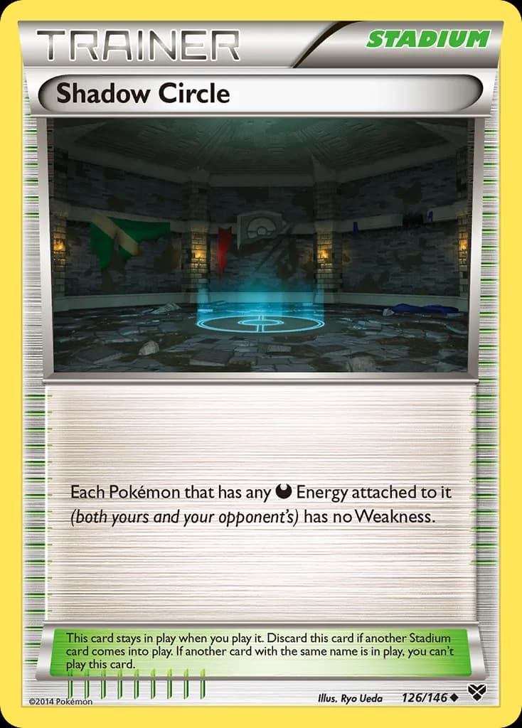 Shadow Circle, XY 126/146, English non-holo base-card reference; reverse-holo finish is not shown