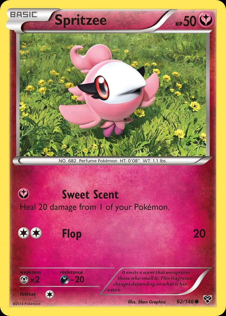 XY Spritzee card front, 92/146
