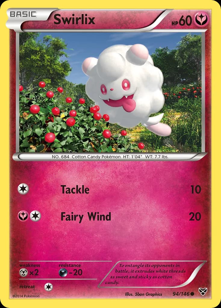 XY Swirlix card front, 94/146