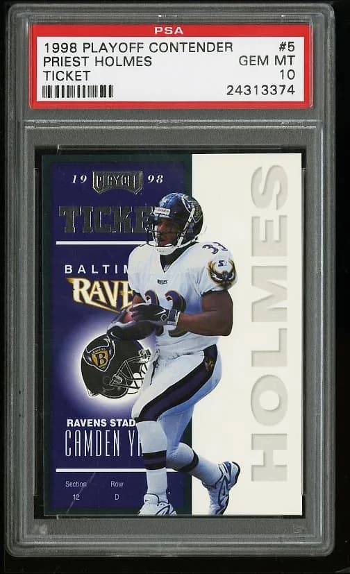 1998 Playoff Contenders Priest Holmes #5 card front