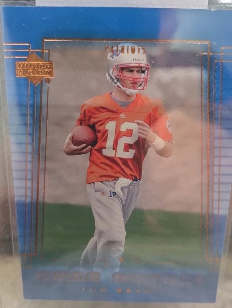 2000 Upper Deck Tom Brady #254 card front