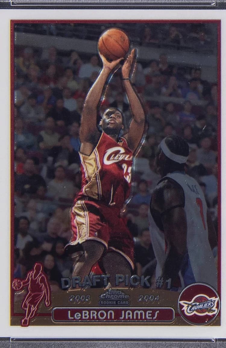 2003-04 Topps Chrome LeBron James #111 card front