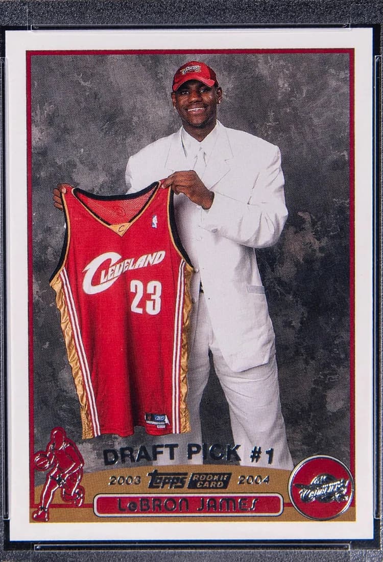 2003-04 Topps LeBron James #221 card front