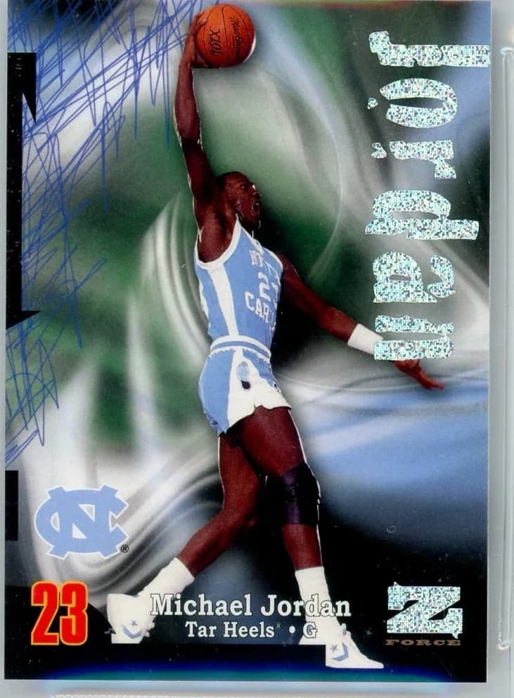 2012-13 Fleer Retro Z-Force Rave Michael Jordan card front