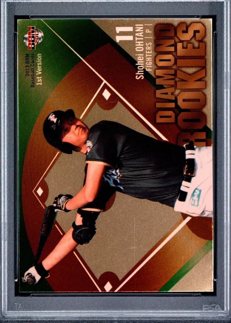 2013 BBM 1st Version Diamond Rookies Shohei Ohtani #DR07 card front