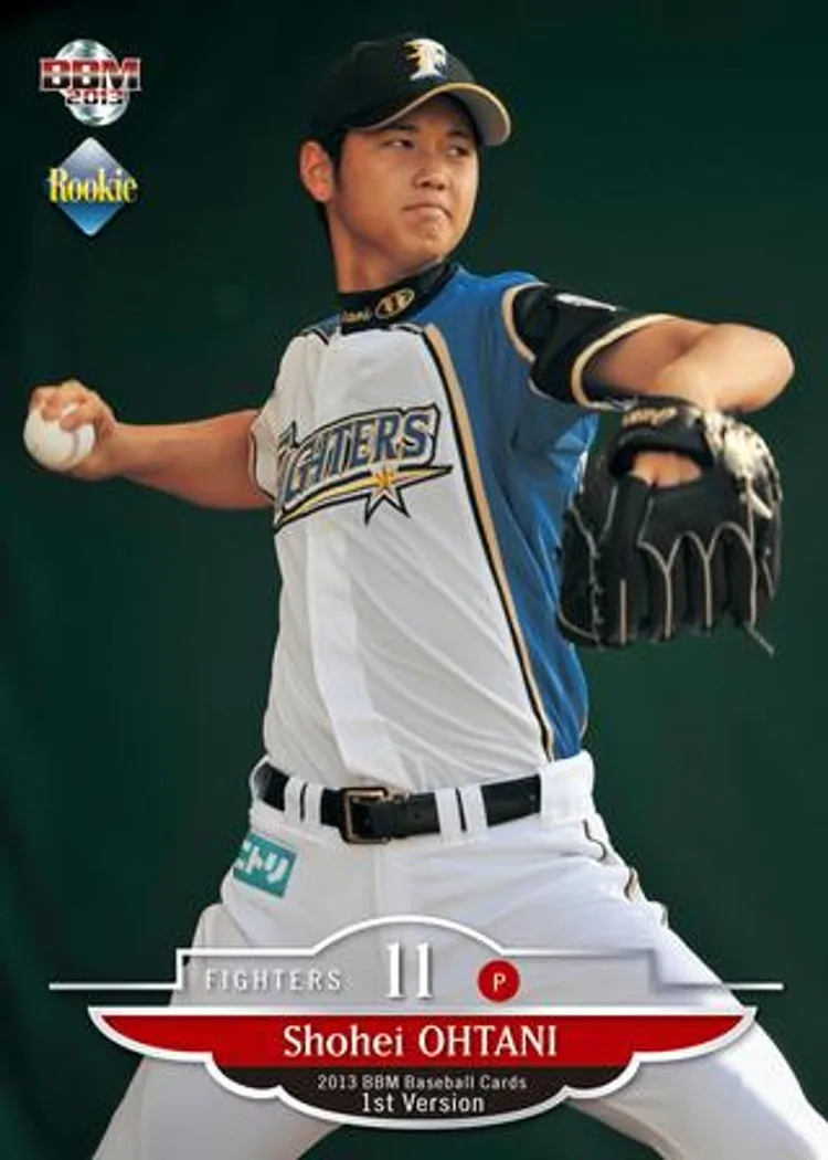 2013 BBM 1st Version Shohei Ohtani #183 card front