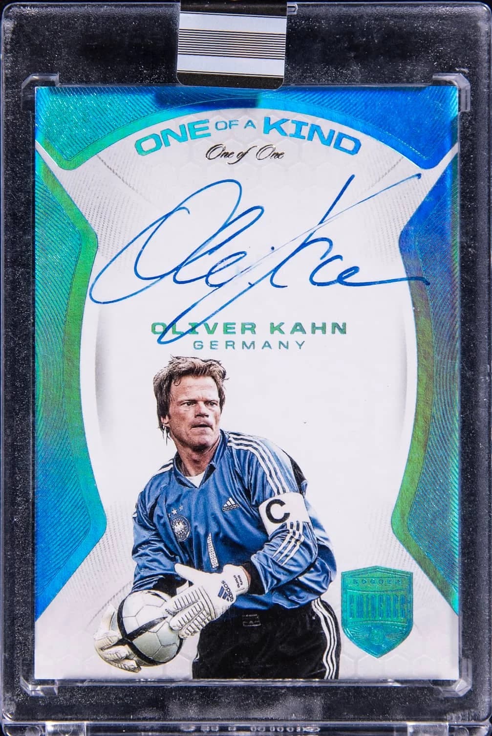 2018 Panini Eminence Autograph Oliver Kahn, copy from a recorded sale (front)
