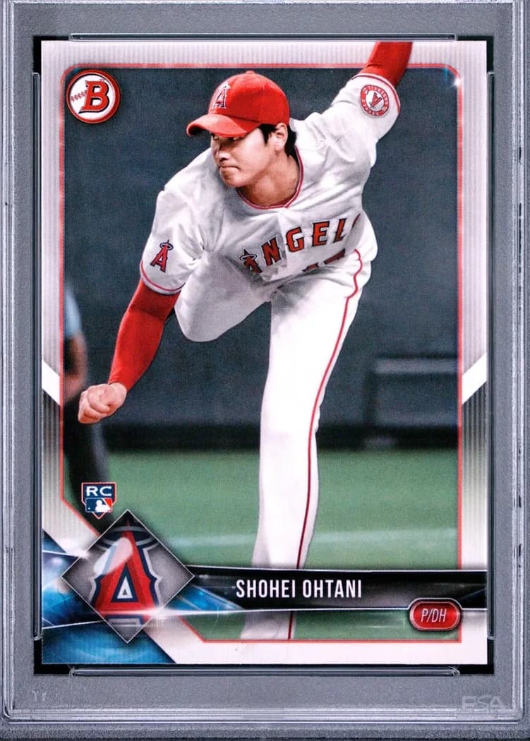 2018 Bowman Shohei Ohtani #49 card front