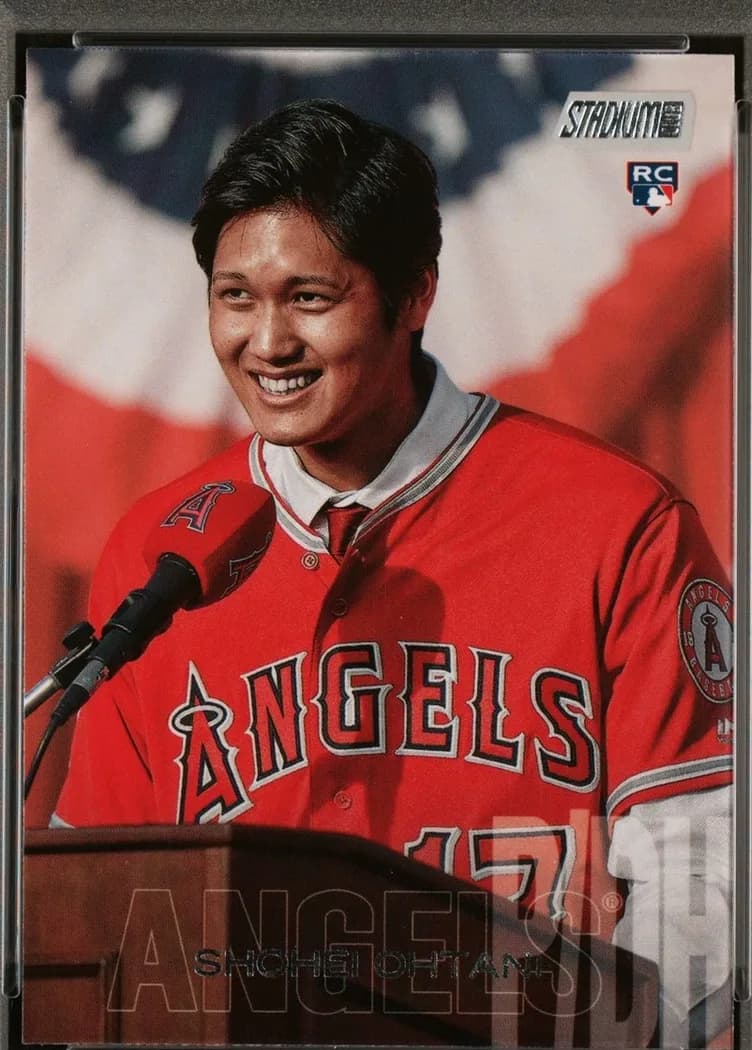 2018 Topps Stadium Club Shohei Ohtani #138 card front