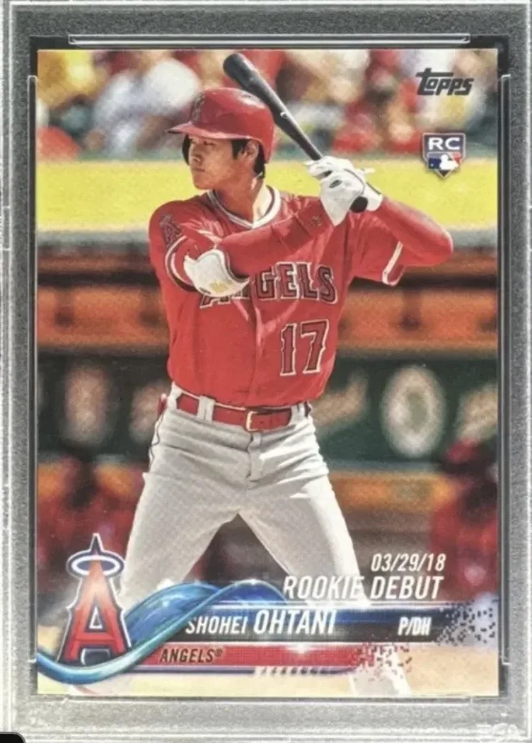 2018 Topps Update Series Rookie Debut Shohei Ohtani #US285 card front