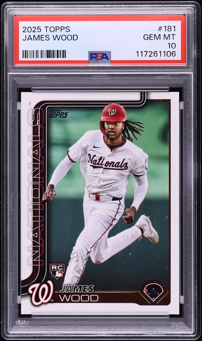 2025 Topps James Wood #181 card front