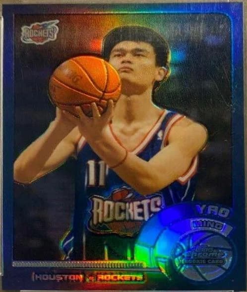 2002-03 Topps Chrome Refractor Yao Ming #146 card front