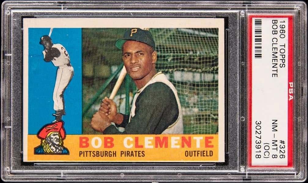 1960 Topps Roberto Clemente #326 card front