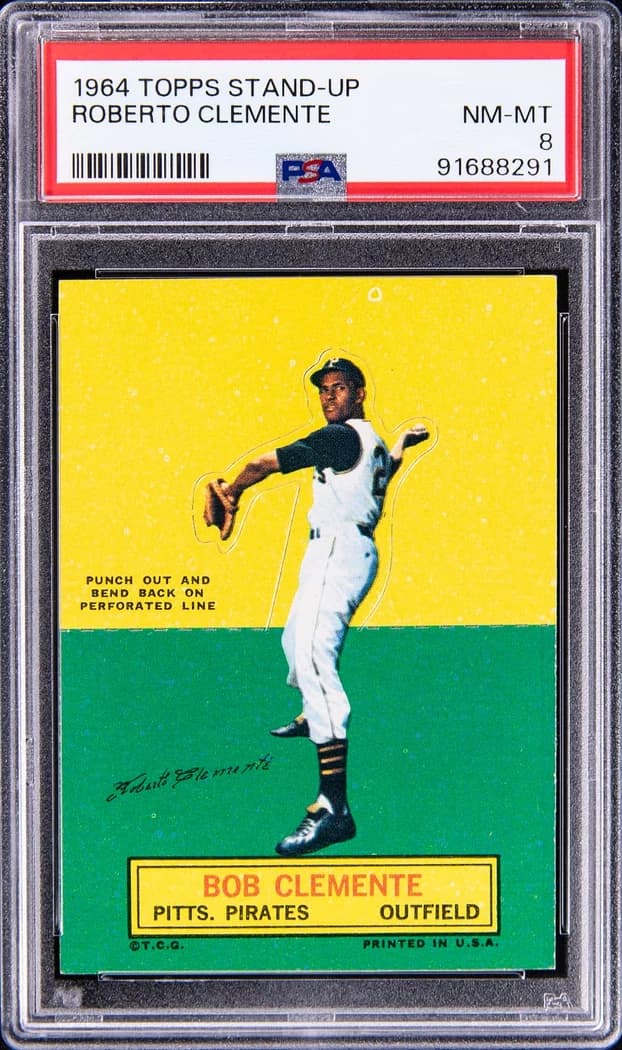 1964 Topps Stand-Up Roberto Clemente card front