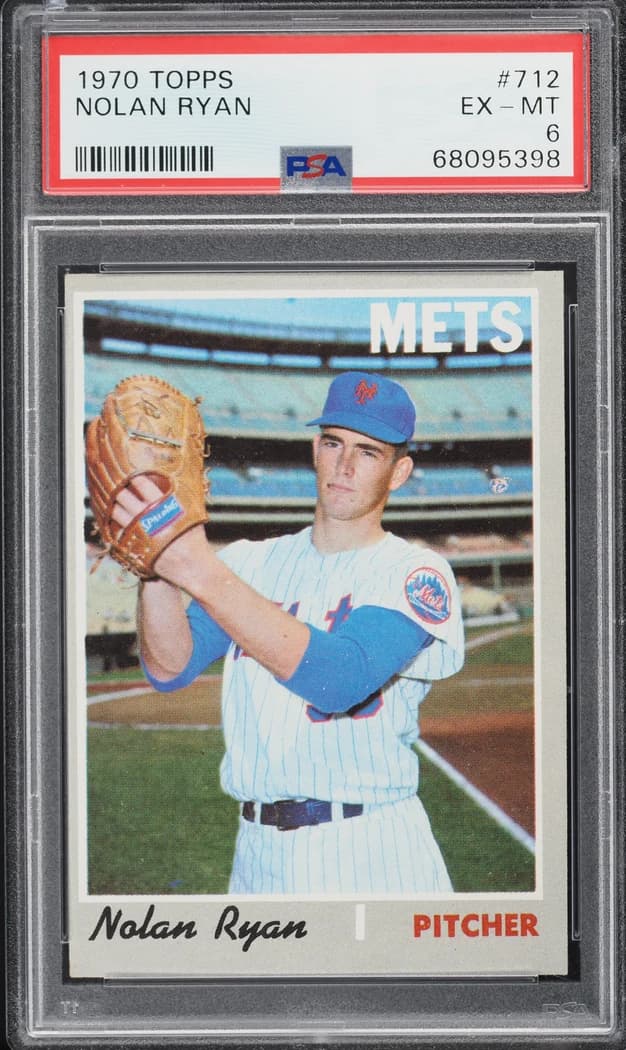 1970 Topps Nolan Ryan #712 card front