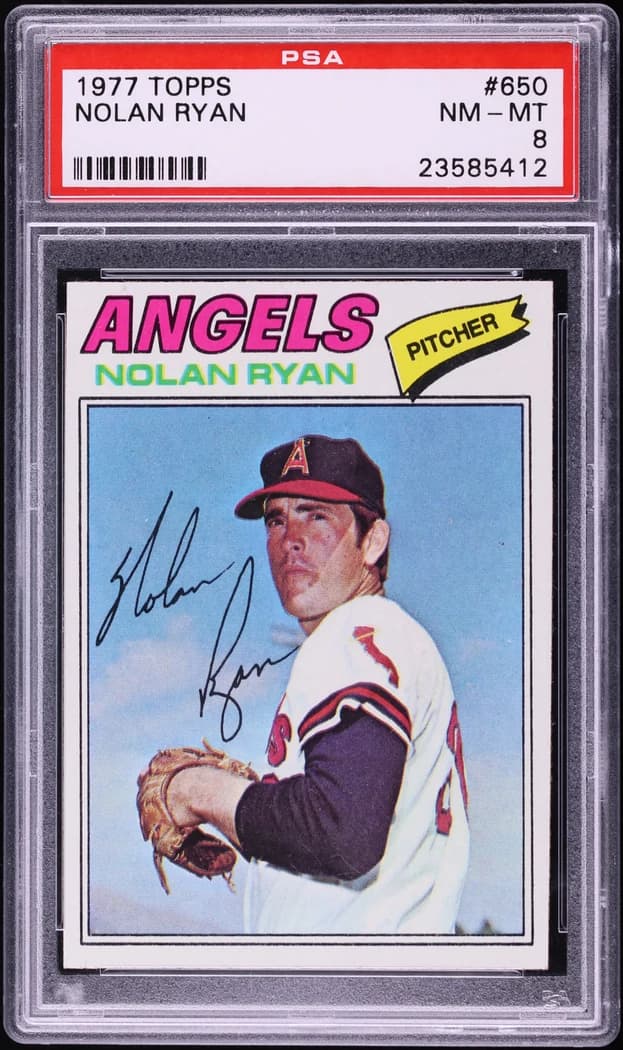 1977 Topps Nolan Ryan #650 card front