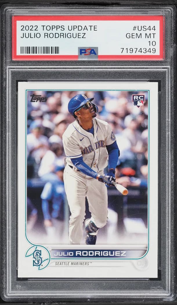 2022 Topps Update Julio Rodriguez #US44 card front