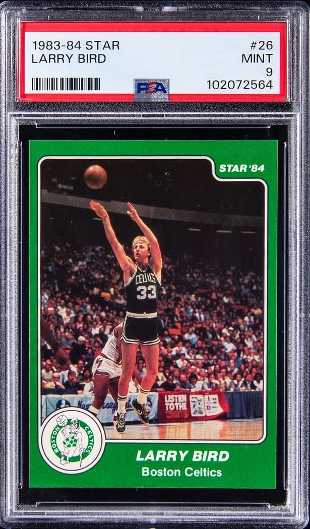 1983-84 Star Larry Bird #26 card front
