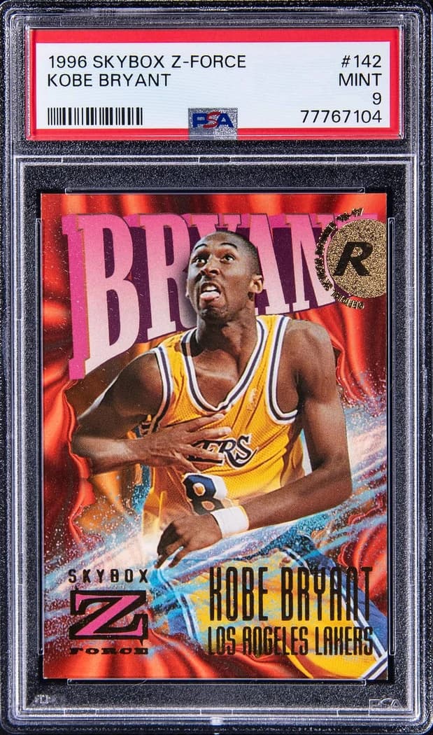 1996-97 SkyBox Z-Force Kobe Bryant #142 card front