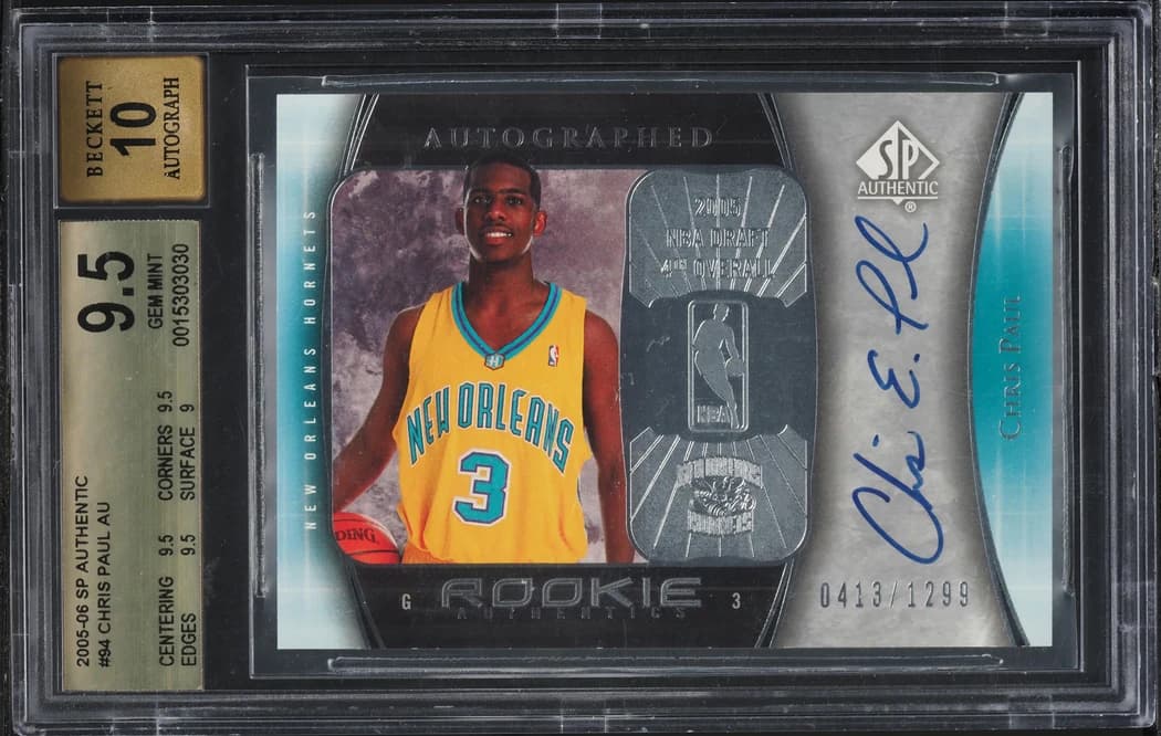 2005-06 Upper Deck SP Authentic Chris Paul #94 /1299 card front