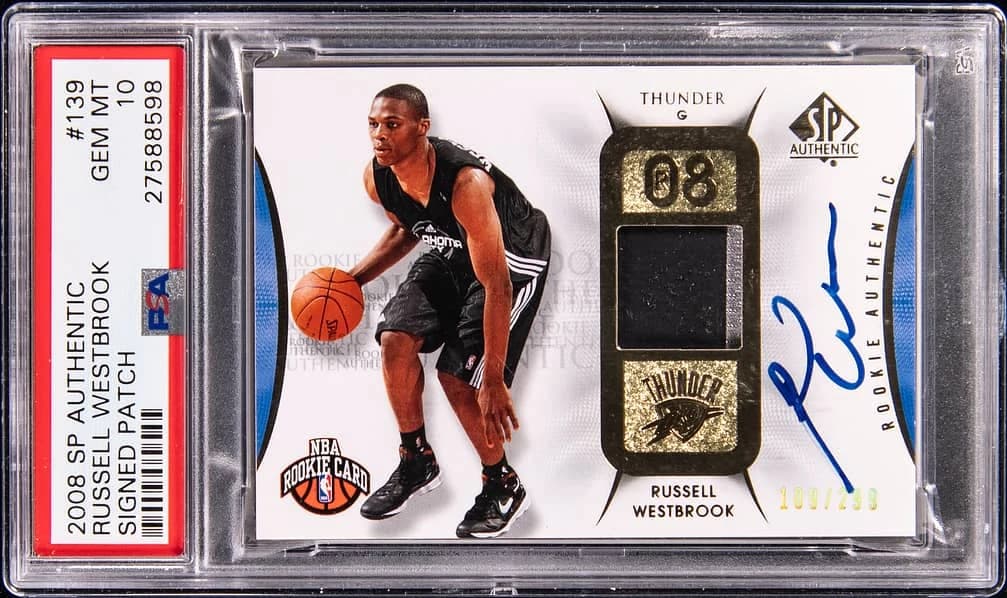 2008-09 Upper Deck SP Authentic Russell Westbrook #139 /299 card front