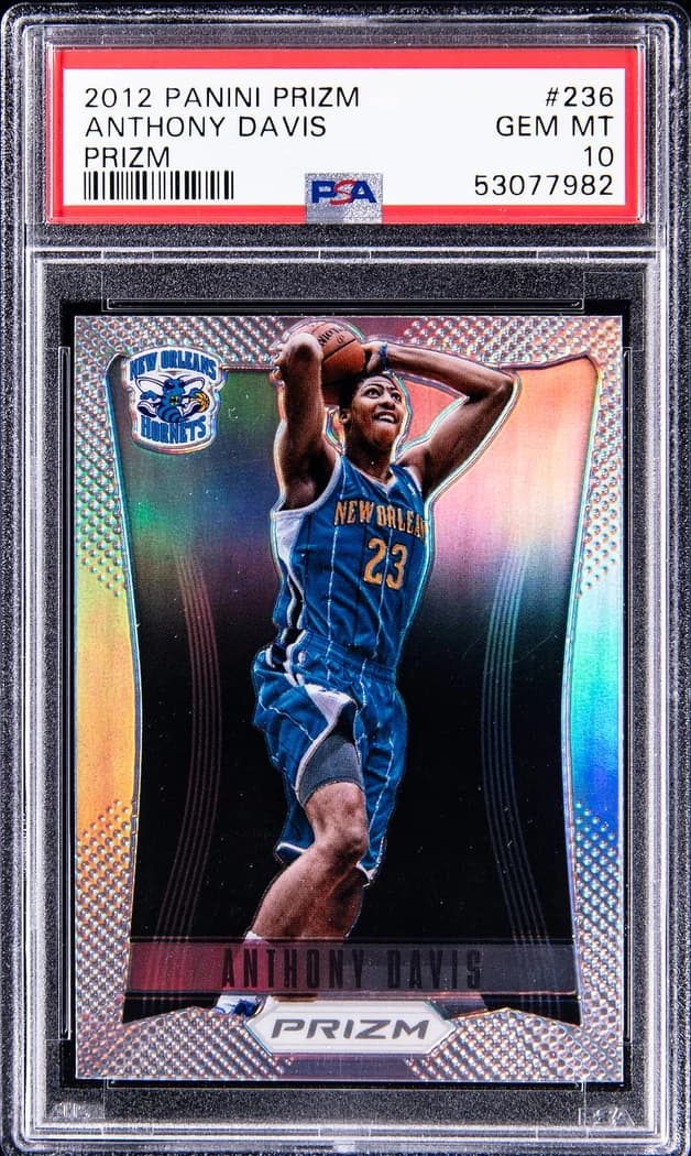 2012-13 Panini Prizm Silver Prizm Anthony Davis #236 card front