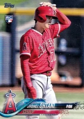2018 Topps Shohei Ohtani #700 SSP Variation; representative card photograph; finish, patch, autograph and individual-copy details may differ