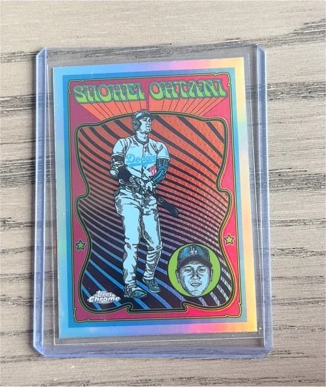 2025 Topps Chrome Ultraviolet All-Stars Shohei Ohtani #UV-1; representative card photograph; finish, patch, autograph and individual-copy details may differ