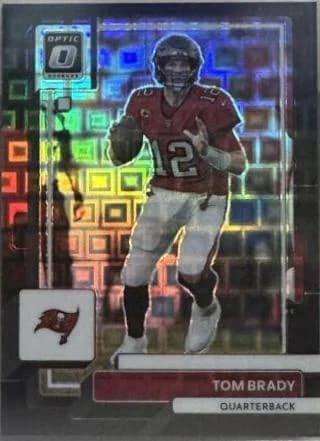 2022 Donruss Optic Tom Brady Gold Vinyl #183 (1/1); representative same-card artwork; finish, product-edition and individual-copy details may differ