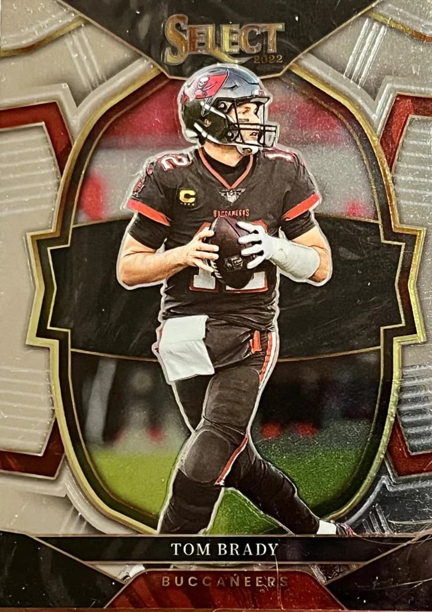 2022 Panini Select Tom Brady Black Prizm #26 (1/1); representative same-card artwork; finish, product-edition and individual-copy details may differ