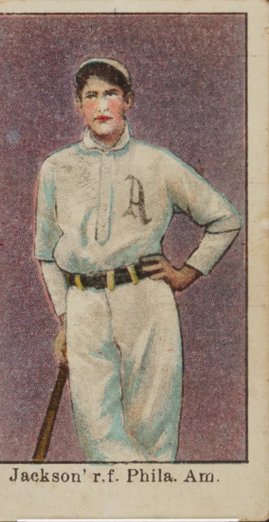 1909-11 E90-1 American Caramel Joe Jackson card front