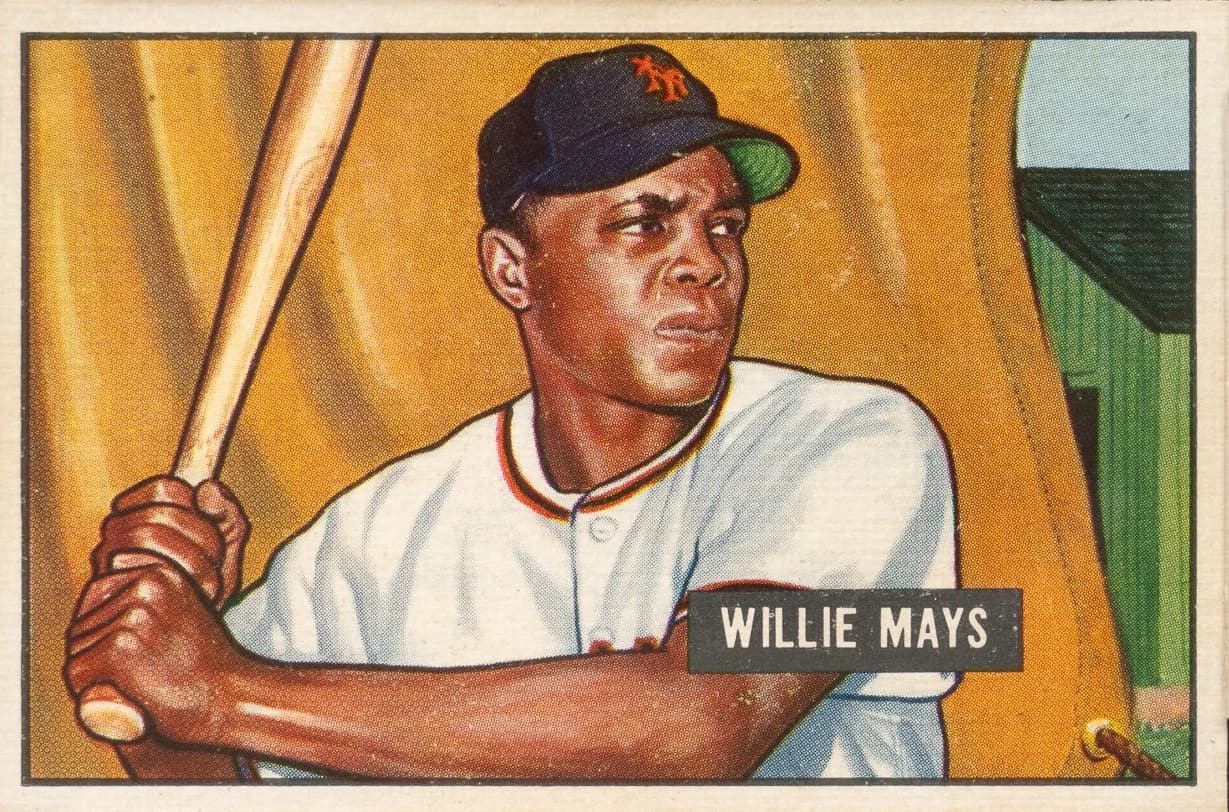 1951 Bowman Willie Mays #305 card front