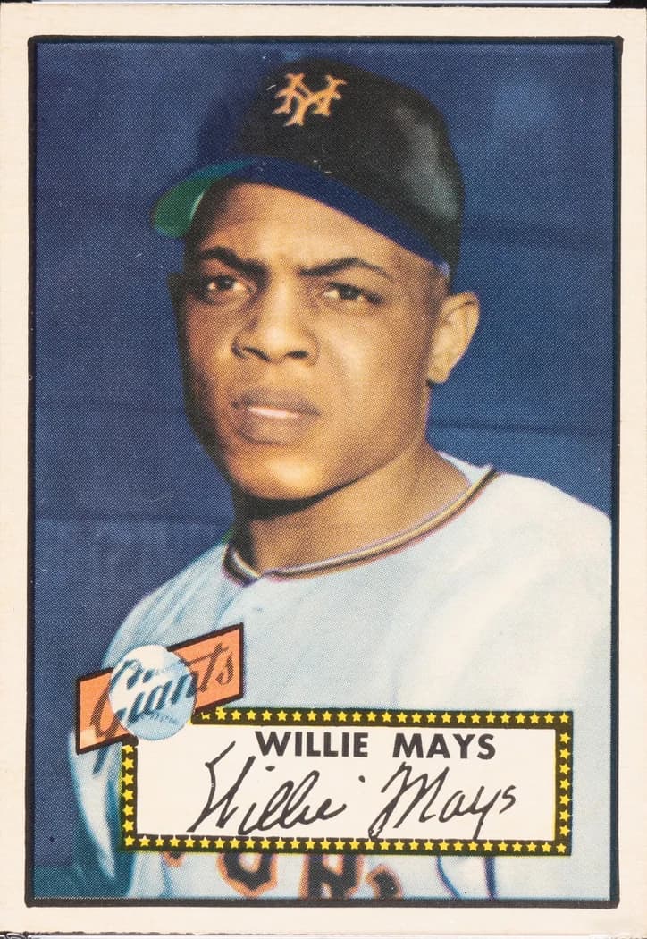 1952 Topps Willie Mays #261 card front