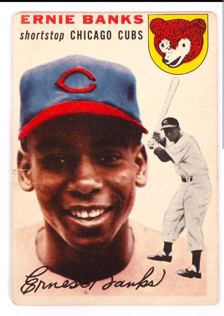 1954 Topps Ernie Banks #94 card front