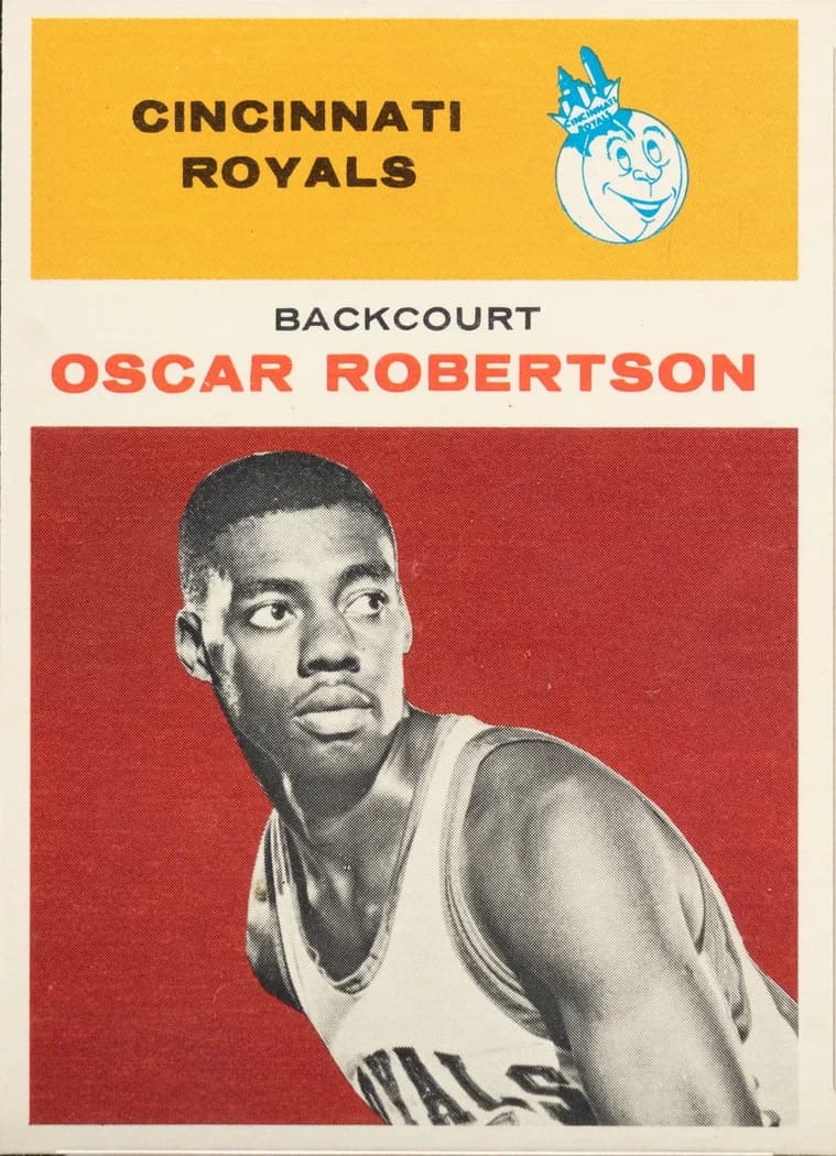 1961-62 Fleer Oscar Robertson #36 card front