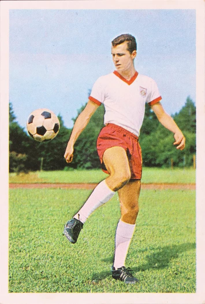 1965-66 Bergmann Fussball Bundesliga Franz Beckenbauer #259 card front