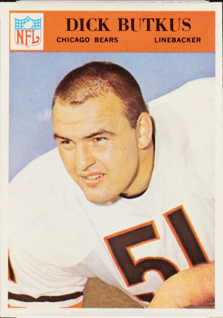 1966 Philadelphia Dick Butkus #31 card front