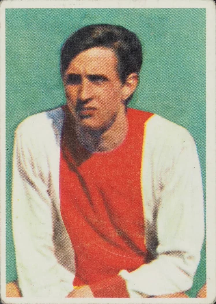 1968 Palirex Campeões Europeus de Futebol Johan Cruyff (Gruijff) #301 card front
