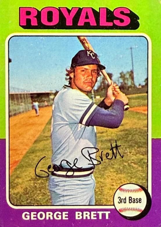 1975 Topps George Brett #228 card front