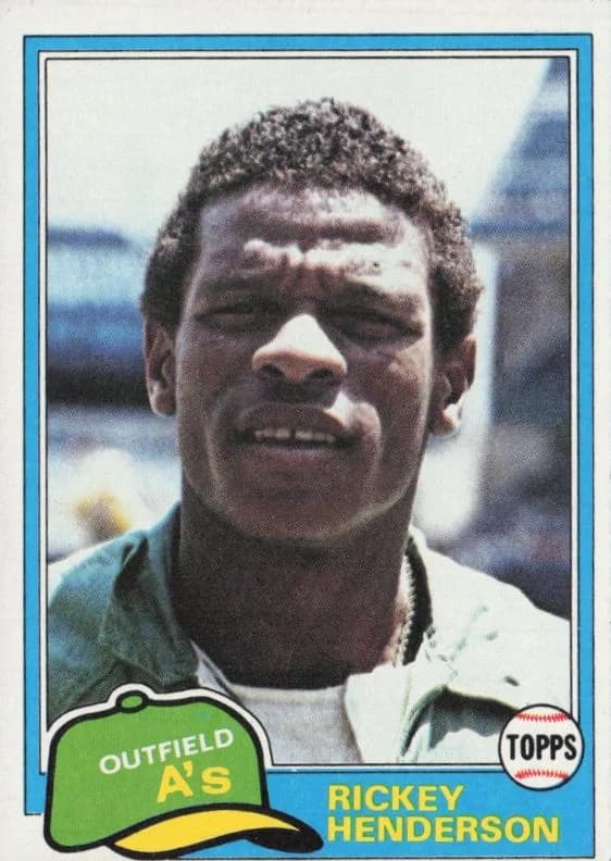 1981 Topps Rickey Henderson #261 card front