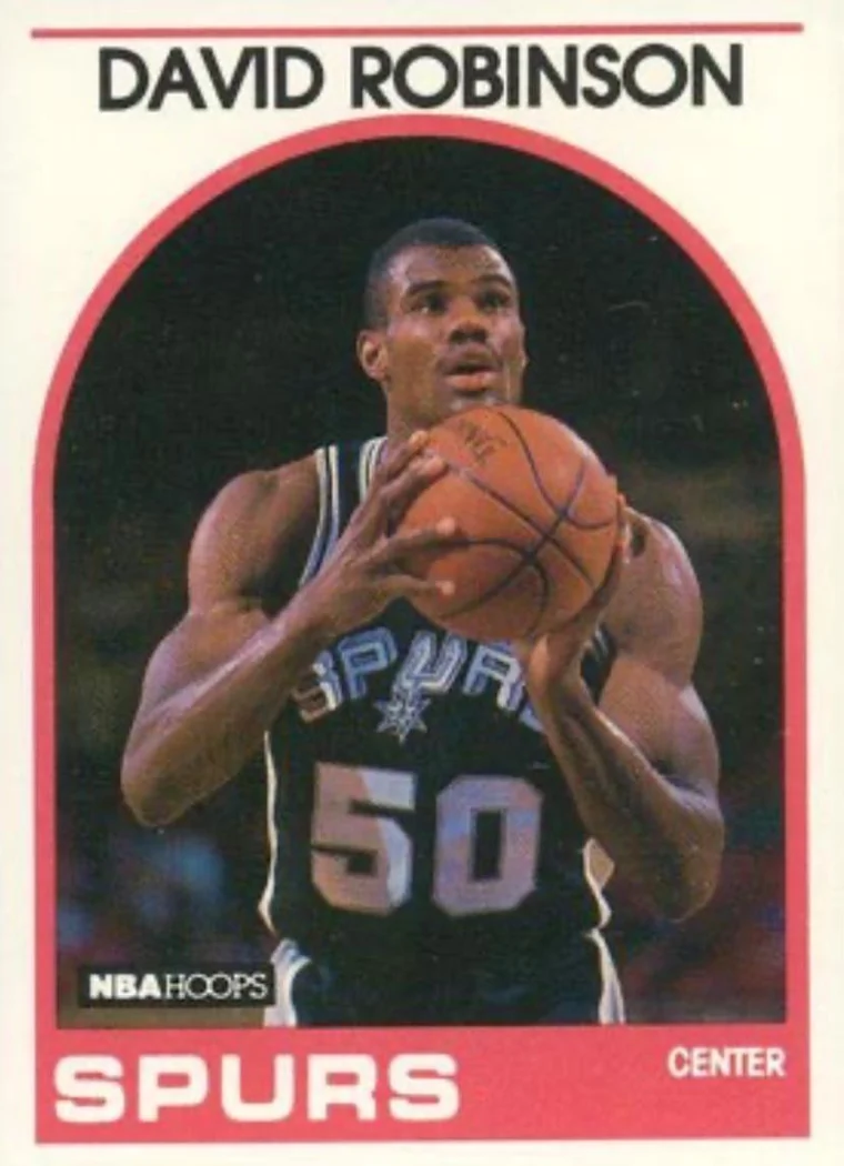 1989-90 NBA Hoops David Robinson #310 card front