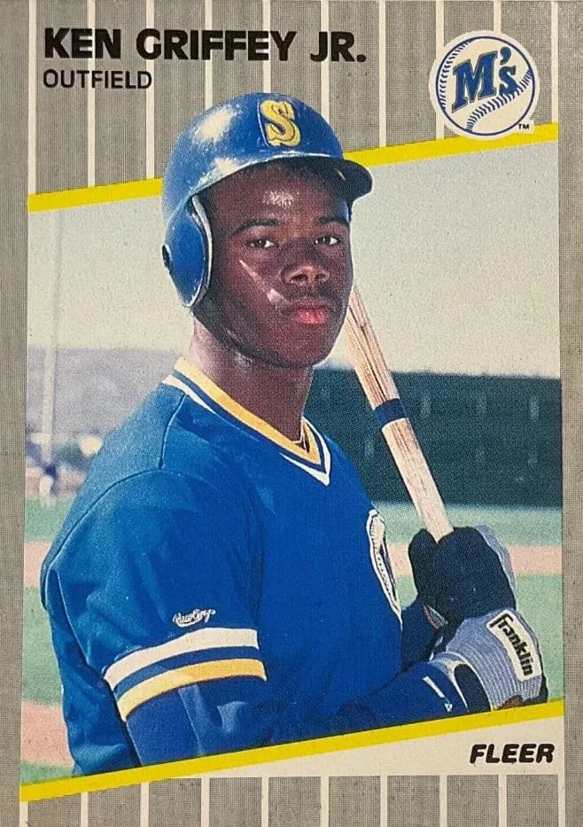 1989 Fleer Ken Griffey Jr. #548 card front