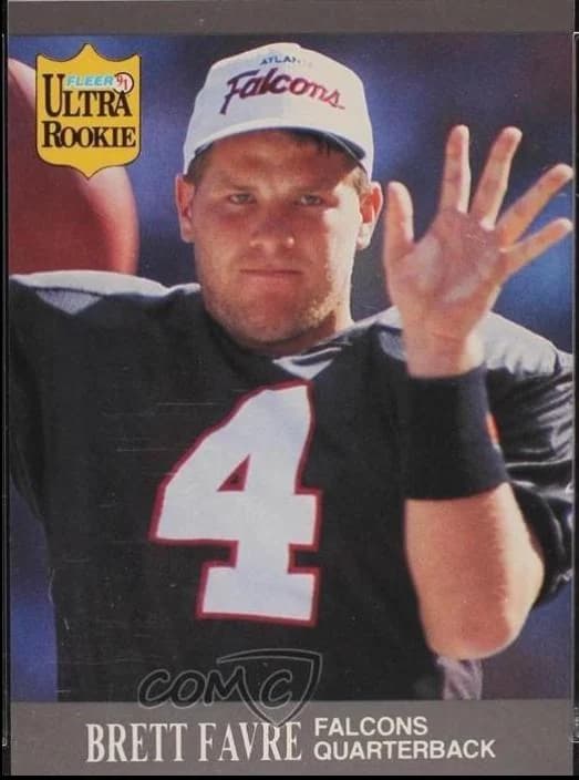 1991 Fleer Ultra Update Brett Favre #U-1 card front