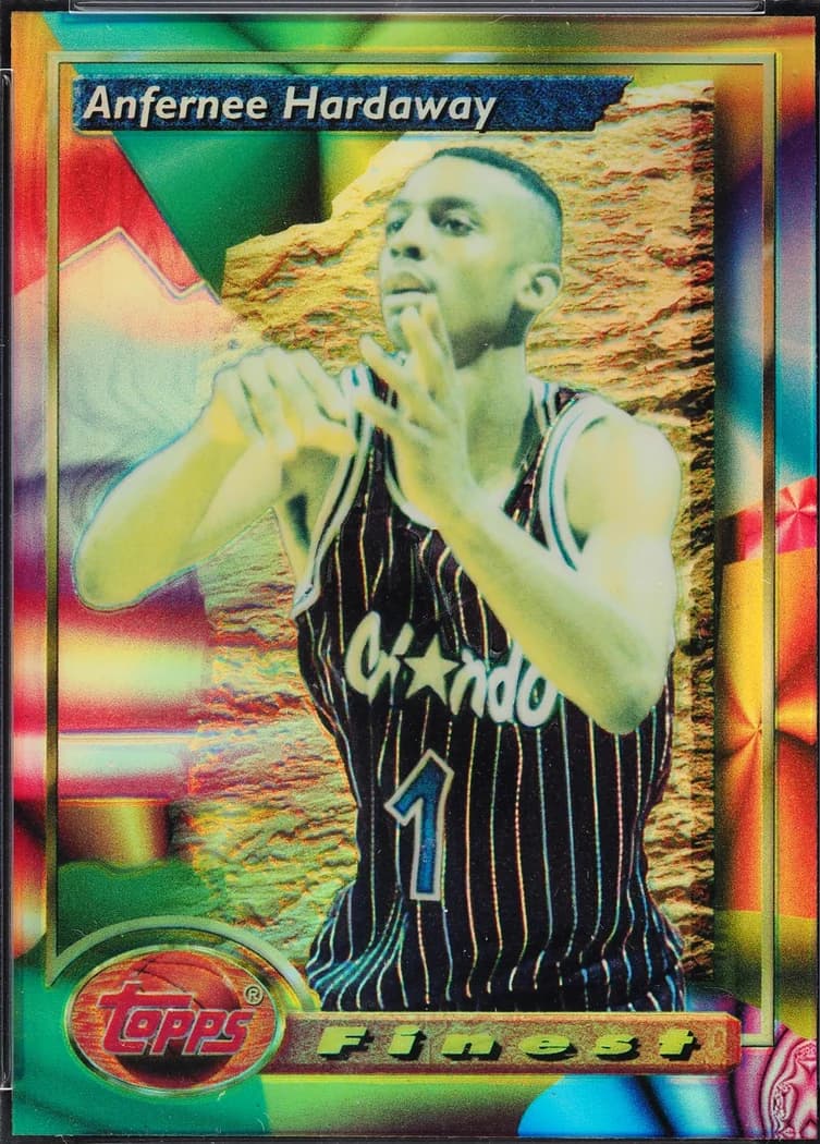 1993-94 Topps Finest Refractor Anfernee Hardaway #189 card front