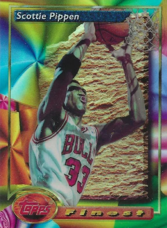 1993-94 Topps Finest Refractor Scottie Pippen #208 card front