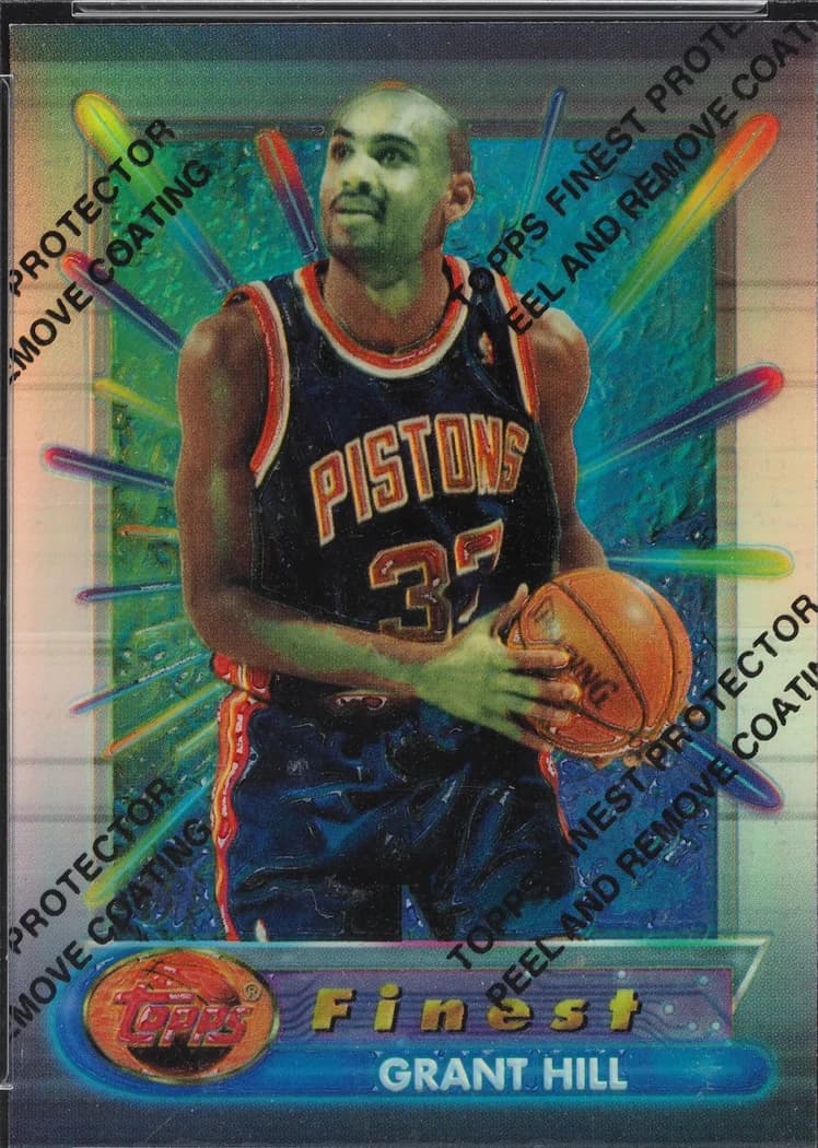1994-95 Topps Finest Refractor Grant Hill #240 card front