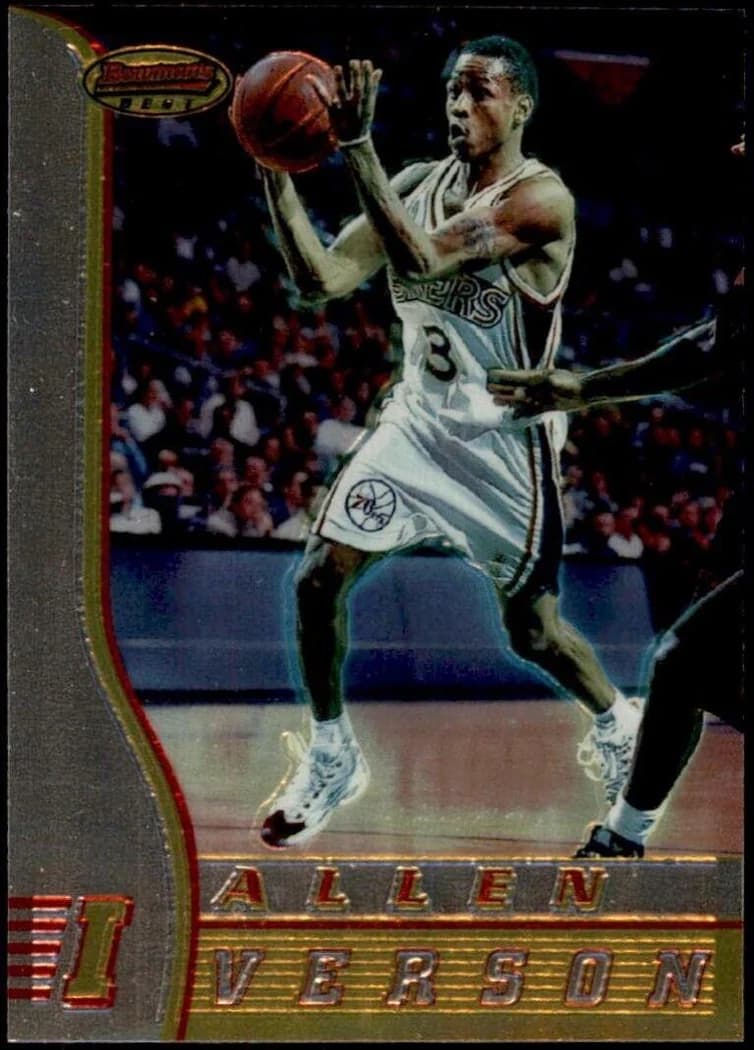 1996-97 Bowman's Best Allen Iverson #R1 card front